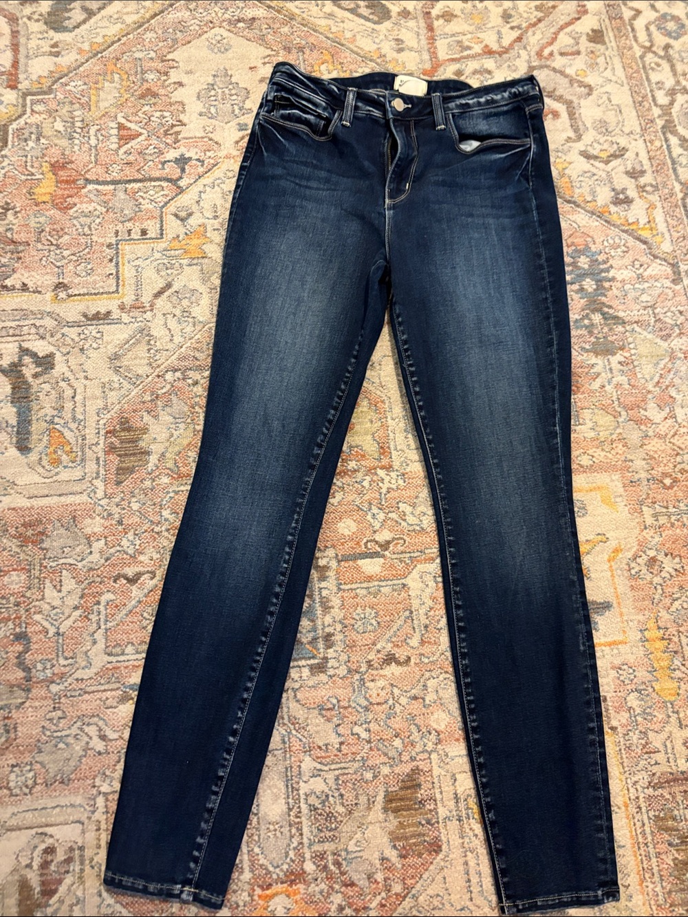 L'AGENCE Dark Blue Skinny Jeans